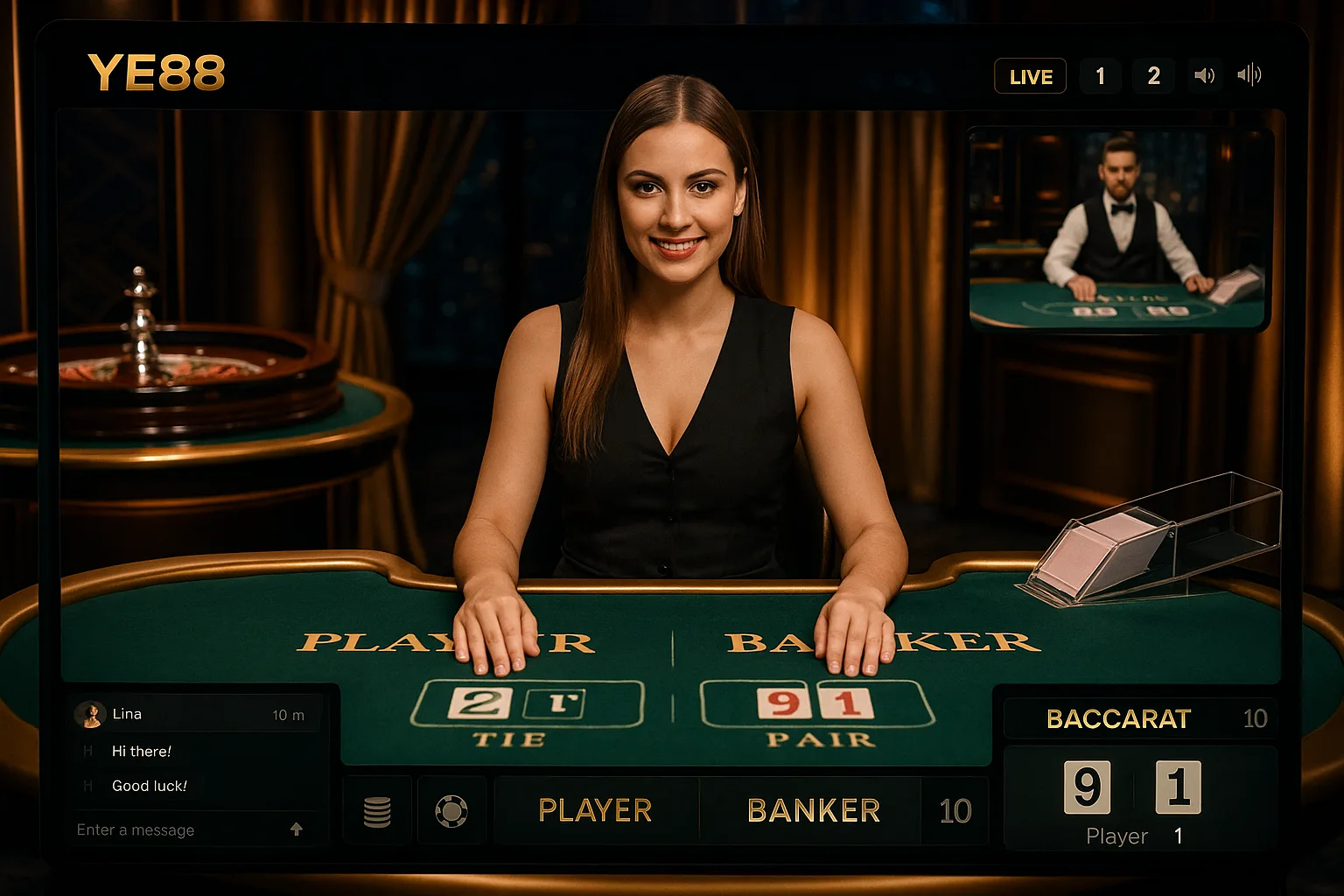 O YE88 Live Casino lança promoções regularmente