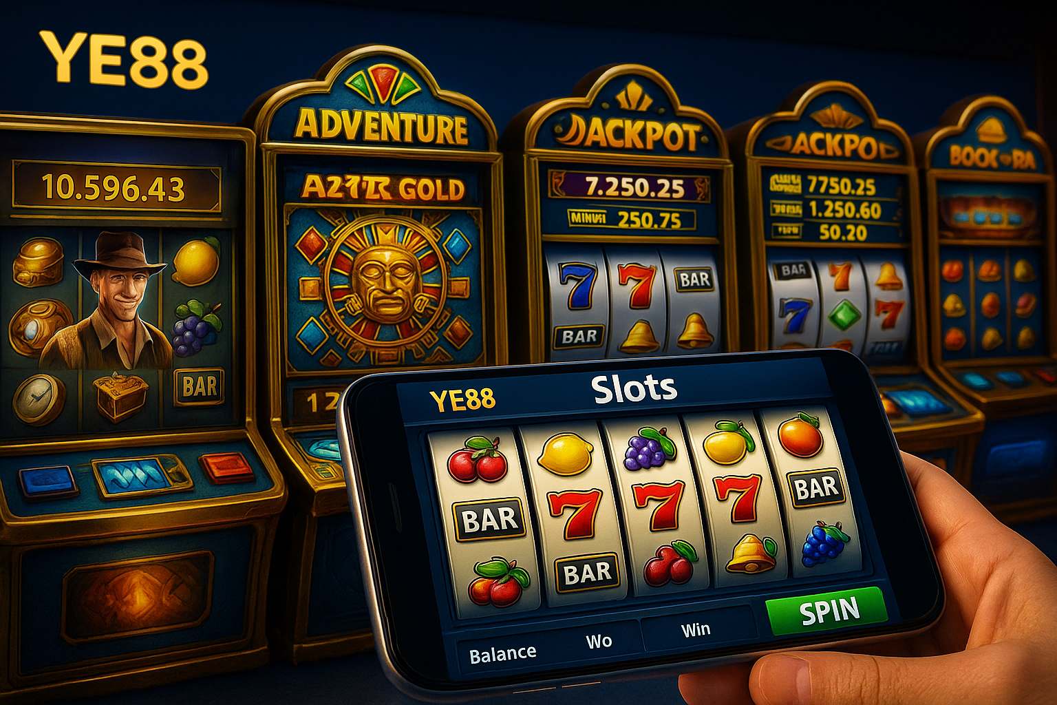 Jogos de Slot no Casino Online YE88